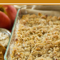 Biscoff Peach Crisp Recipe Pin