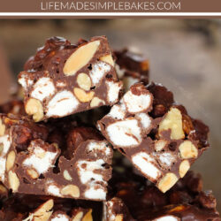 Homemade Rocky Road Candy Bars Recipe Pin