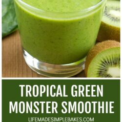 Green Monster Smoothie Recipe Pin