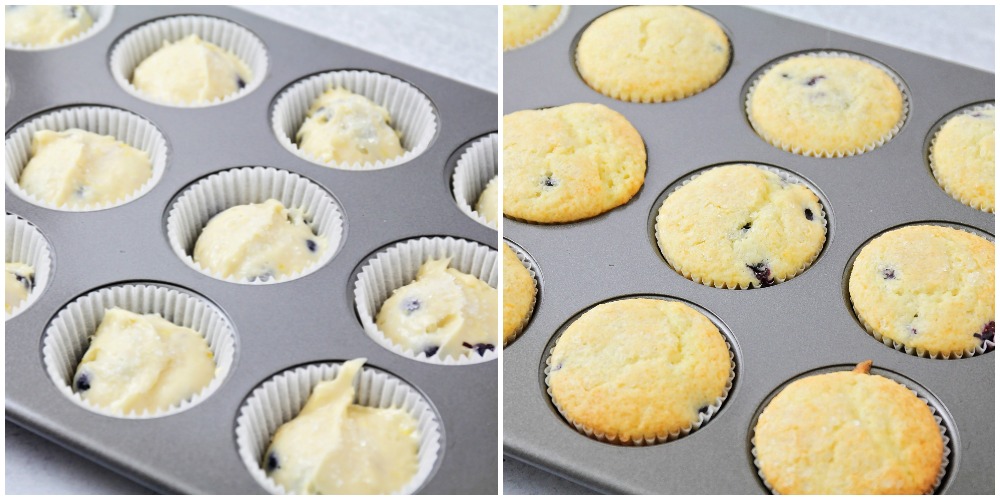 How to make blueberry muffins