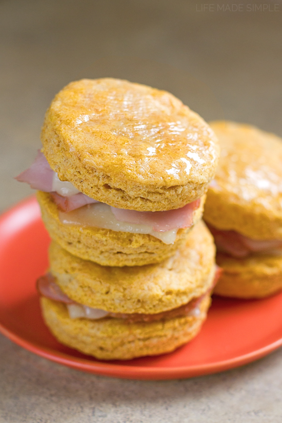 Sweet Potato Biscuit for breakfast sandwiches