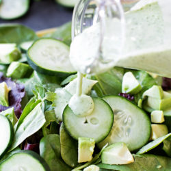 Healthy Greek Yogurt Green Goddess Salad