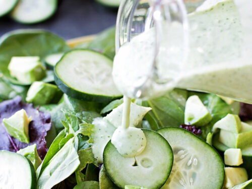green healthy cooking salad dressing Cilantro Lime Ranch Dressing