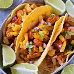 Homemade Tacos Al Pastor