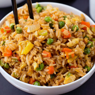 Better than take-out fried rice in a bowl.