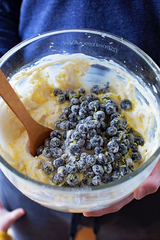 This tender, zesty lemon blueberry bundt cake is a breeze to make with the help of a cake mix! It's got Easter and spring written all over it!! Mixing blueberries into bundt cake batter