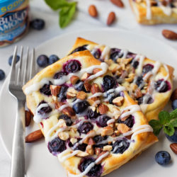 Blueberry Almond Cream Cheese Danish | lifemadesimplebakes.com