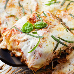 45 Minute Skillet Lasagna | lifemadesimplebakes.com