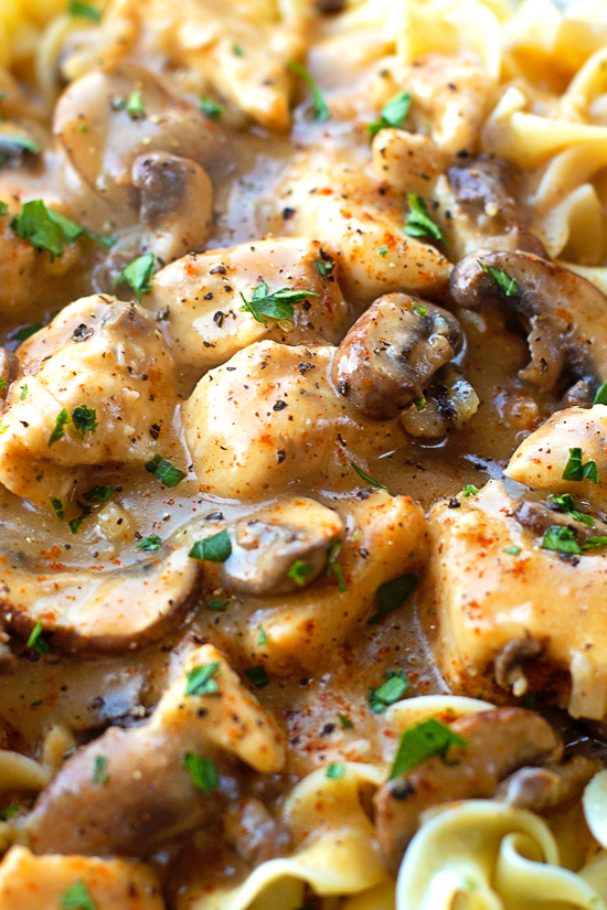 Chicken Stroganoff