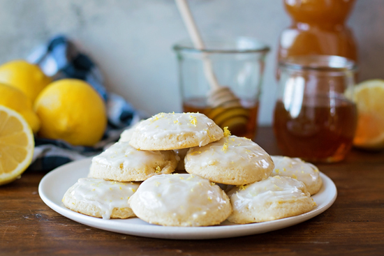Lemon Honey Cloud Cookies | lifemadesimplebakes.com