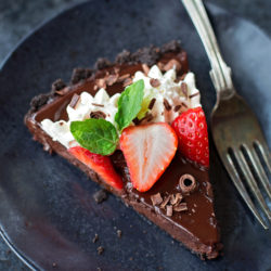 Triple Chocolate Tart | lifemadesimplebakes.com