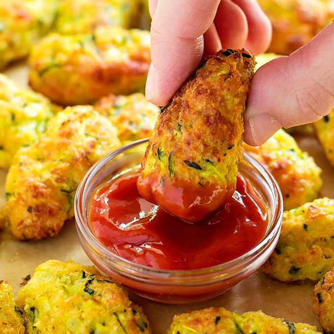 Cheesy Zucchini Tots - Life Made Simple