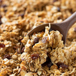 Chunky Homemade Granola | lifemadesimplebakes.com
