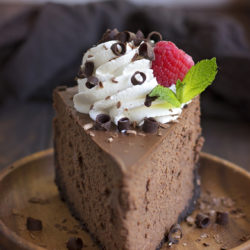 Perfect Chocolate Cheesecake | lifemadesimplebakes.com