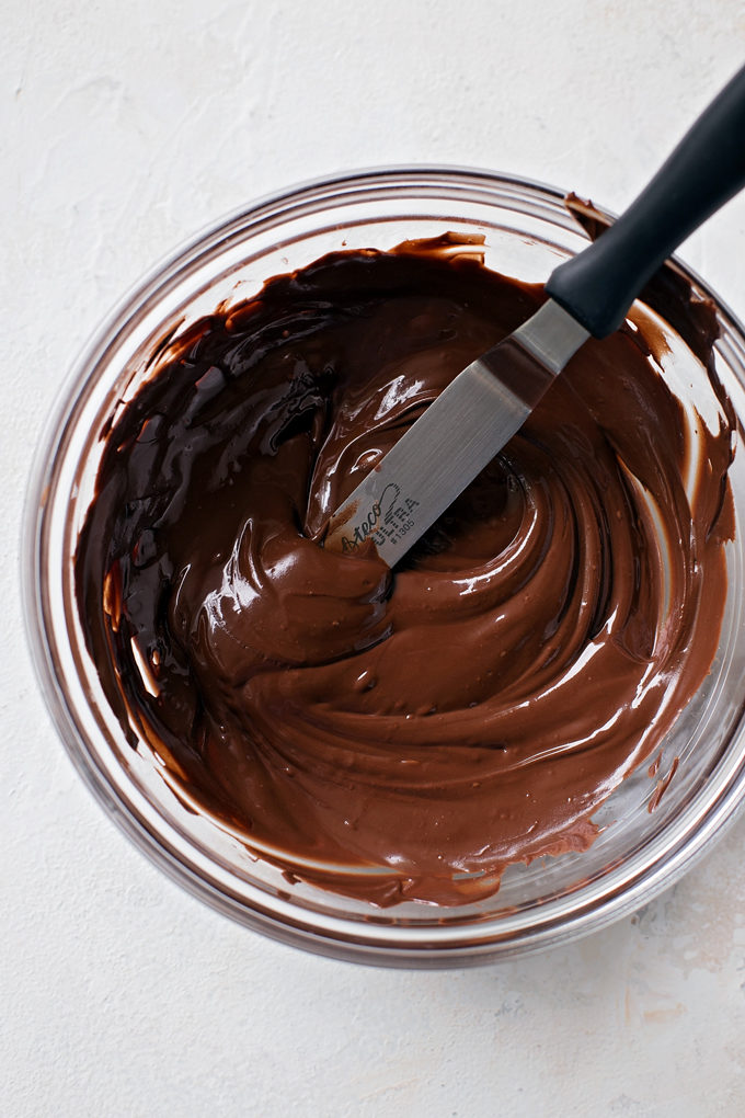 Melted chocolate