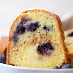 Blueberry Almond Bundt Cake | lifemadesimplebakes.com