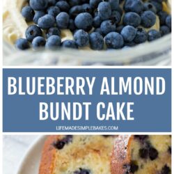 Blueberry Almond Bundt Cake Recipe Pin