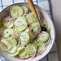 Cucumber Dill Salad | lifemadesimplebakes.com