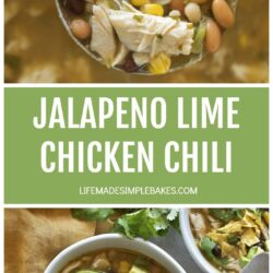 Jalapeño Lime Chicken Chili Recipe Pin