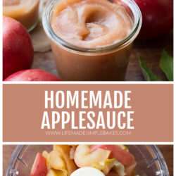 Unsweetened Applesauce Recipe Pin
