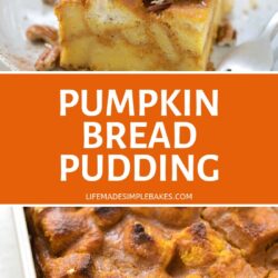 Pumpkin Bread Pudding Recipe Pin