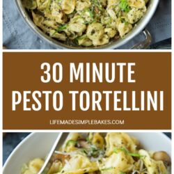 30 Minute Pesto Tortellini Recipe Pin