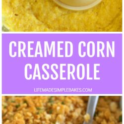 Creamed Corn Casserole Recipe Pin