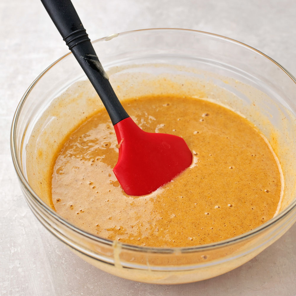 Pumpkin cake batter for pumpkin roll recipe