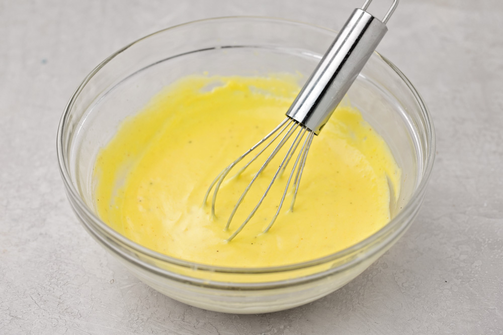 Homemade Hollandaise sauce