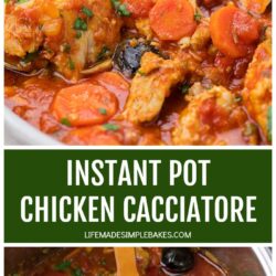 Instant Pot Chicken Cacciatore Recipe Pin
