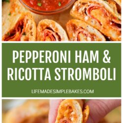 Homemade Pepperoni Stromboli Recipe Pin
