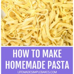 Homemade Pasta Noodles Recipe Pin