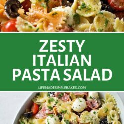 Zesty Italian Pasta Salad Recipe Pin