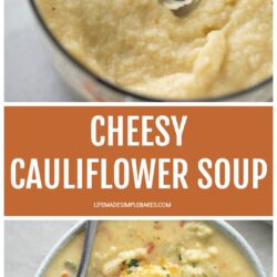 Cheesy Cauliflower Soup Recipe Pin