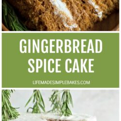 Gingerbread Spice Cake Recipe Pin