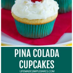 Piña Colada Cupcakes Recipe Pin