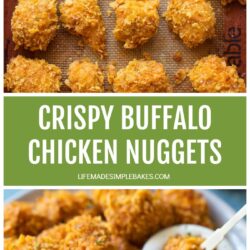 Crispy Buffalo Chicken Nuggets Recipe Pin