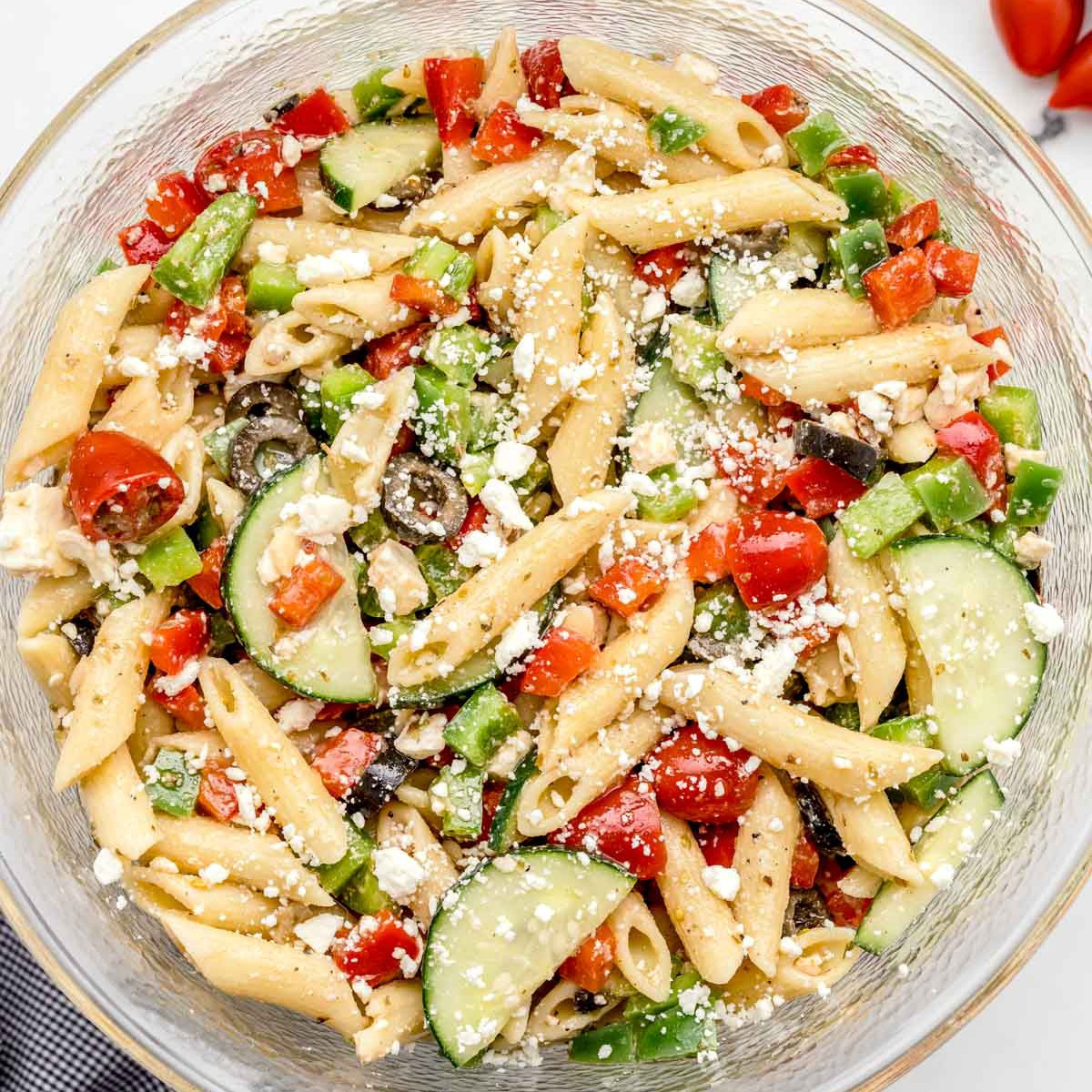Greek Pasta Salad Recipe Greek Pasta Salad Recipe