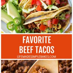 Favorite Beef Tacos Recipe Pin