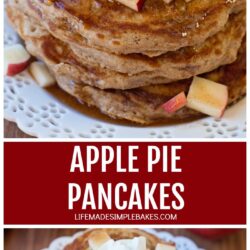 Apple Pie Pancakes Recipe Pin