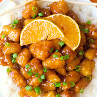 Who needs takeout when you can whip up this delicious Better Than Takeout Orange Chicken in just over an hour. Juicy chicken lightly breaded and coated in a zesty orange sauce everyone will love!