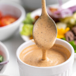 This Burger Sauce recipe is all of your favorite condiments mixed together to make the perfect topping for your burger!