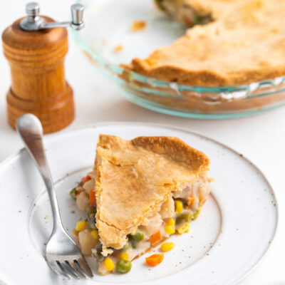 This Vegetable Pot Pie recipe is simple to throw together, packed with veggies, and the whole family will love it!