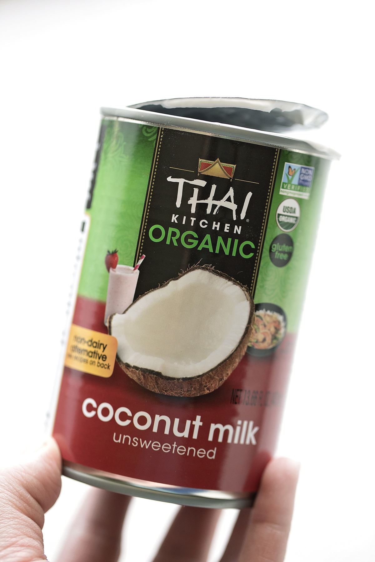 A can of Thai Kitchen organic coconut milk.