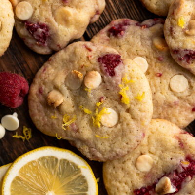 Immerse yourself in these scrumptious Lemon Raspberry Cookies. They are tangy, sweet, and only take 25 minutes to make!