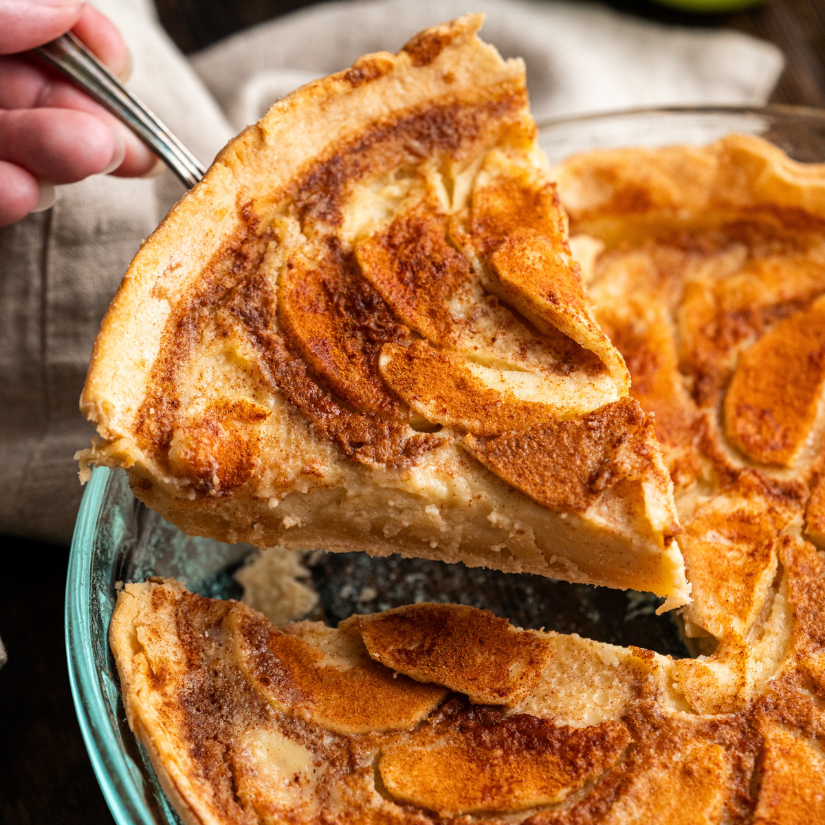 Apple Custard Pie Recipe