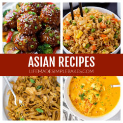 If you love the bold, comforting flavors of Asian food, you’re going to love this collection of all of our favorite Asian recipes. Inspired by a variety of dishes, this roundup includes everything from crispy appetizers to flavorful stir fry, delicious rice bowls, and comforting noodle dishes.