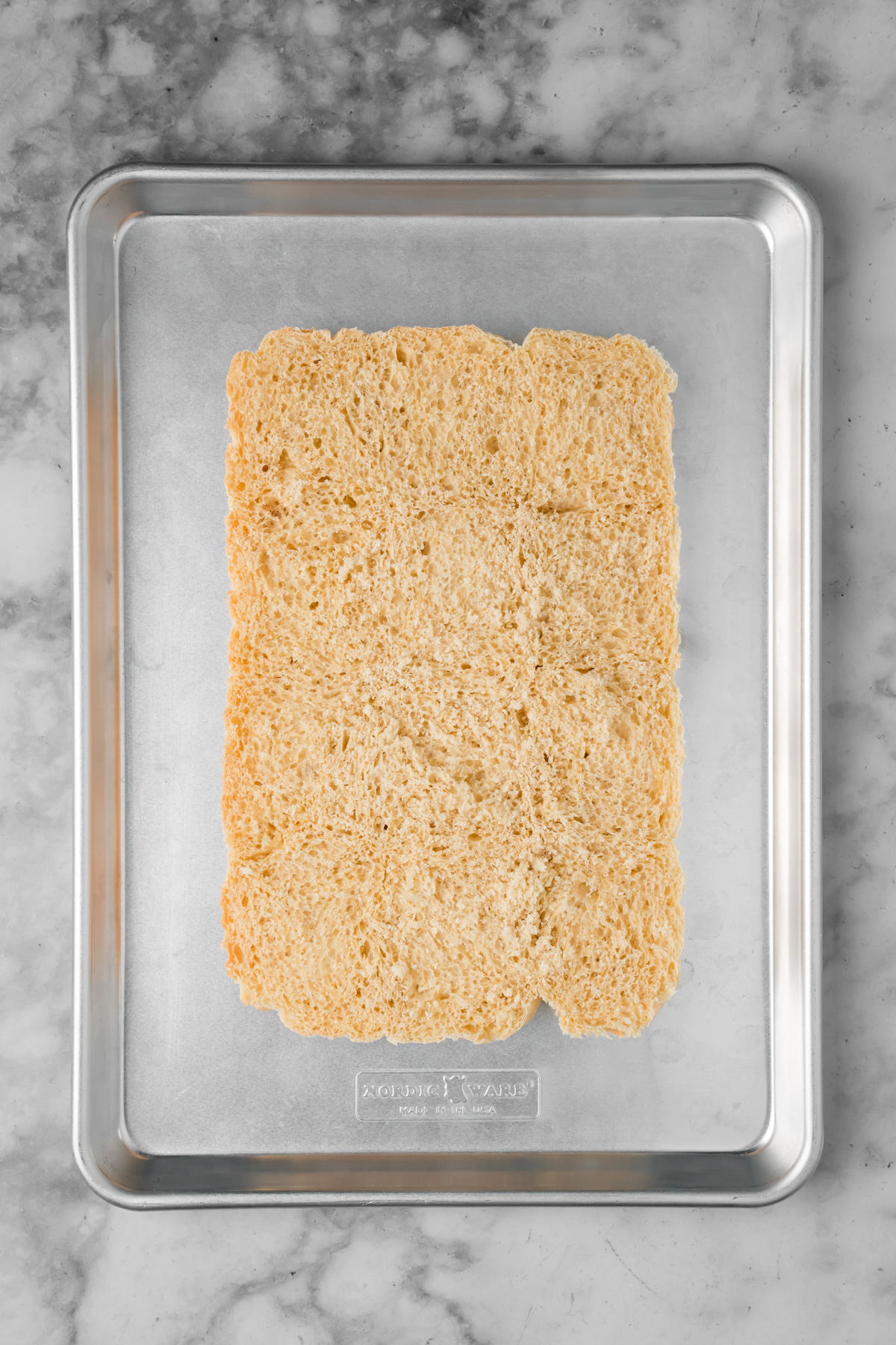 Bottom of the hawaiian rolls.