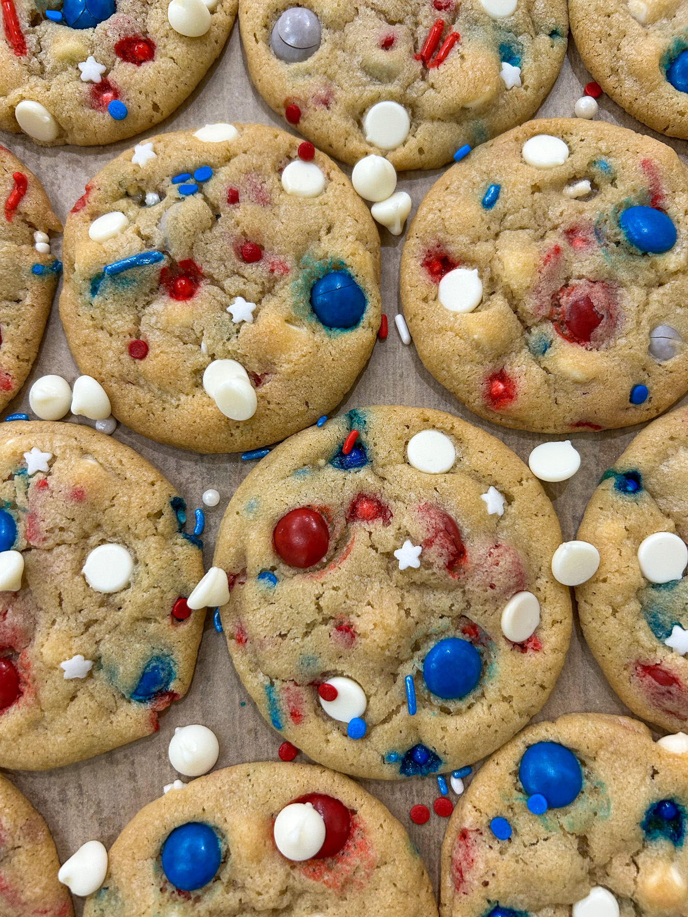 Patriotic cookies.