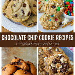 Chocolate Chip Cookie Recipes with four recipe photos shown.